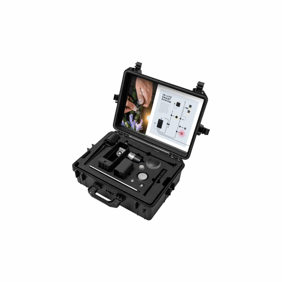 In-Lite LIGHT CASE XL Professional Sample Kit on a clean white background