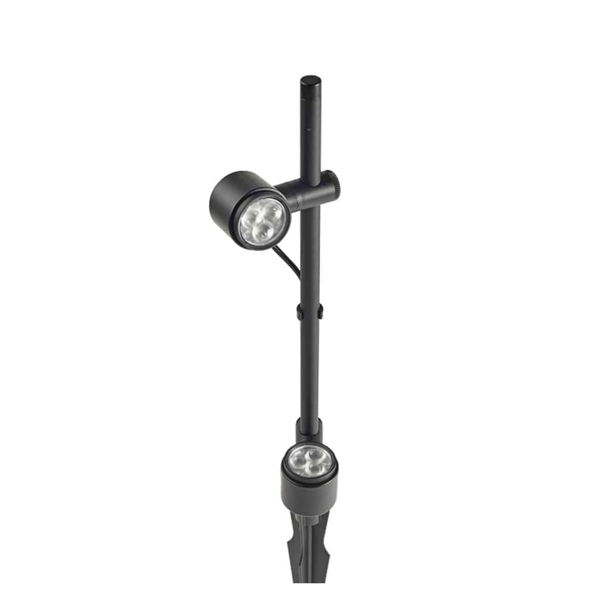 In-Lite MINI SCOPE DUO Adjustable Twin Garden Spotlight on a clean white background