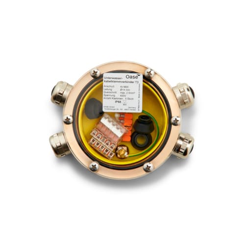Oase UKK T3 IP68 underwater bronze cable junction 51334