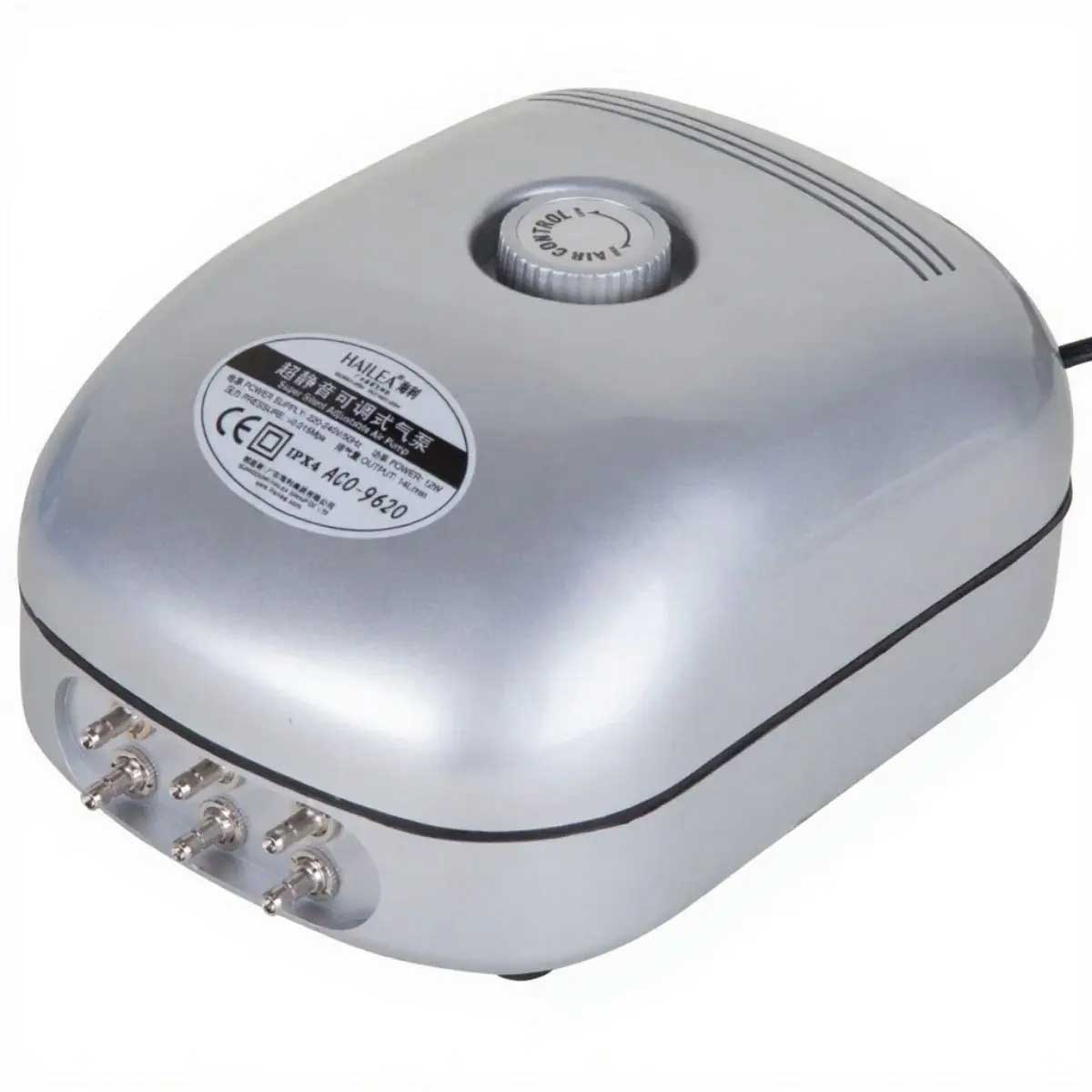 Charles Austen Hailea ACO9620 Air Pump with 6 outlets