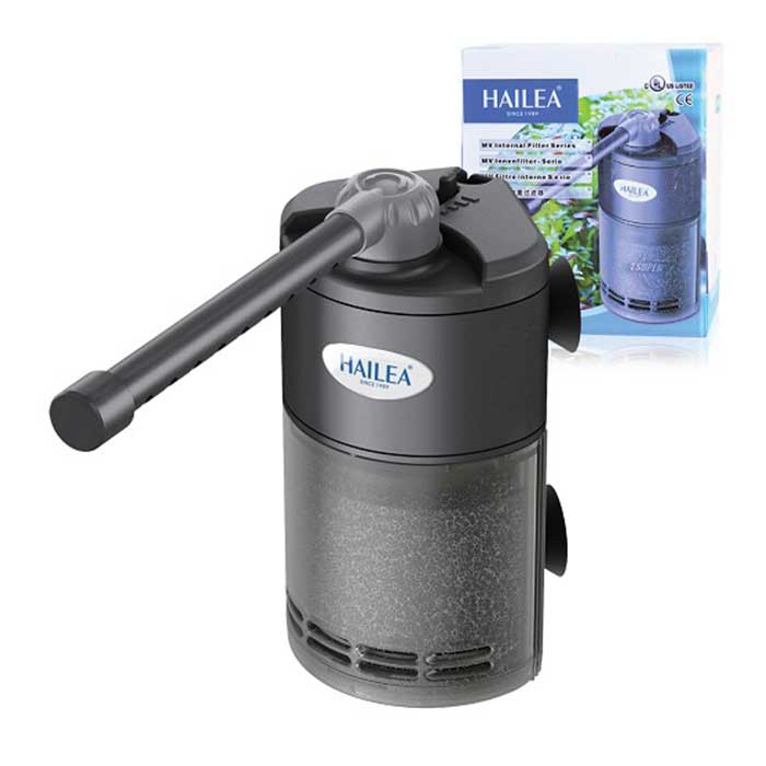 Charles Austen Hailea MV100 3.5W internal corner aquarium filter with 200 L/H adjustable flow