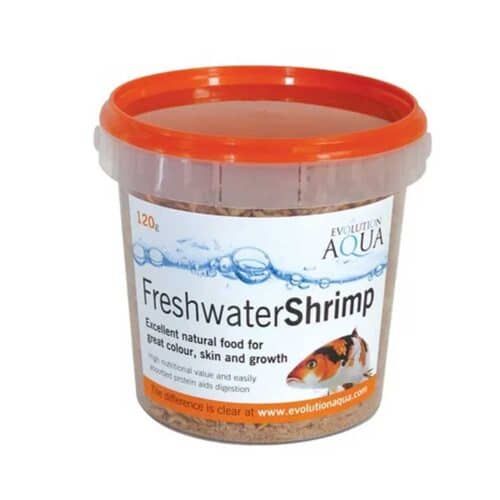 Evolution Aqua Freshwater Shrimps 120g natural koi treats