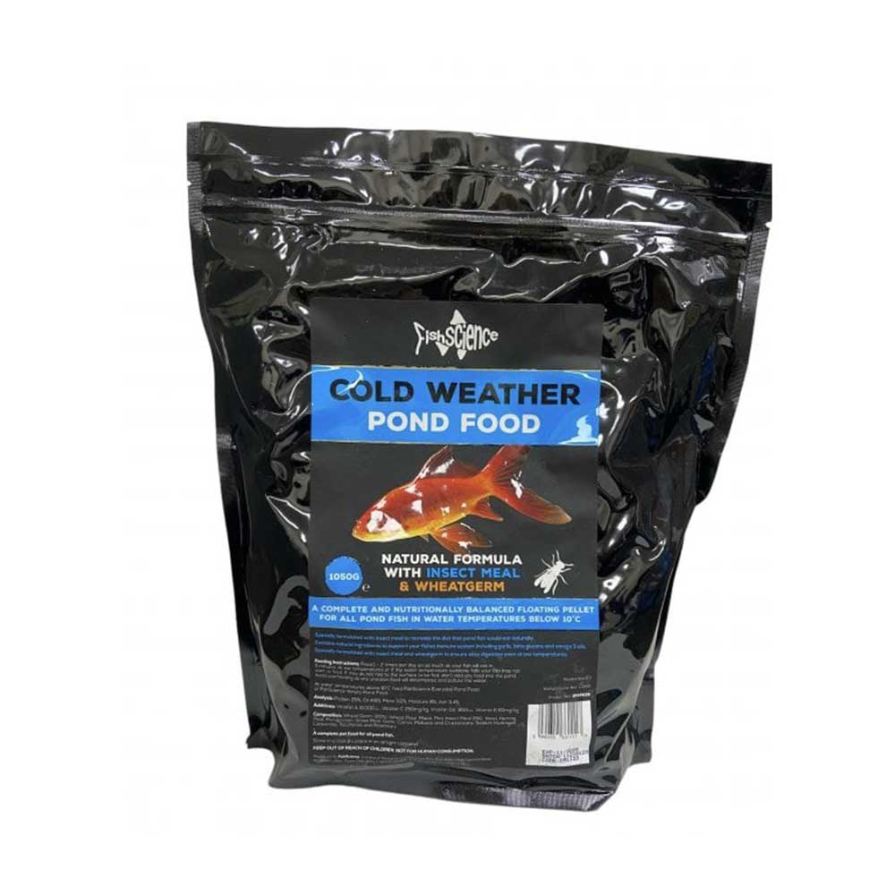 FishScience Cold Weather Pond Food 290g floating wheatgerm sticks