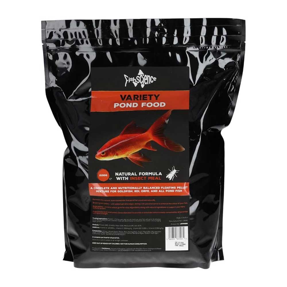 FishScience Variety Pond Food mixed sticks for koi goldfish and orfe