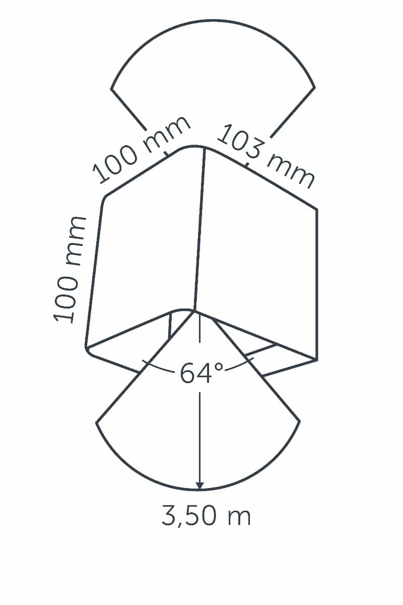 In-Lite ACE UP-DOWN 100-230V Mains Wall Light official product image