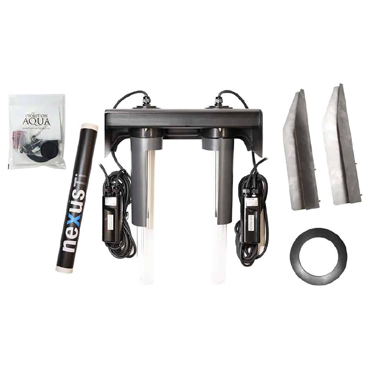 Evolution Aqua Nexus 220 Ti UV Upgrade Kit with twin UVC units and fittings