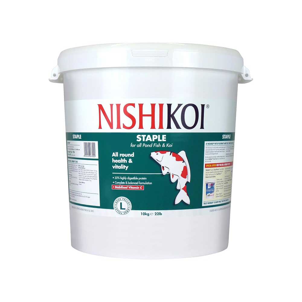 Nishikoi Staple Pellets complete floating koi and pond fish food