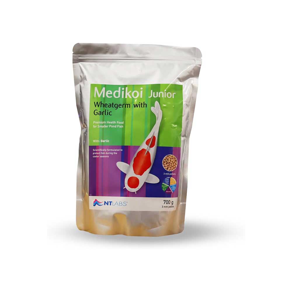 NT Labs Medikoi Junior Wheatgerm with Garlic 3mm koi pellets