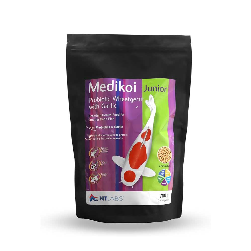 NT Labs Medikoi Probiotic Wheatgerm with Garlic Junior 3mm floating koi pellets