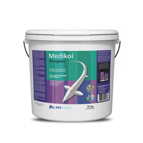 NT Labs Medikoi Sturgeon Food 4.5mm quick-sinking pellets for sturgeon and sterlet