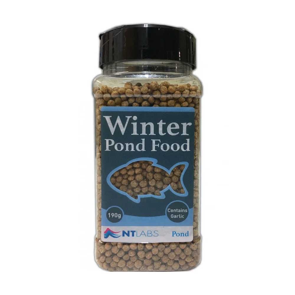 NT Labs Winter Pond Food 190g floating wheatgerm pellets with garlic