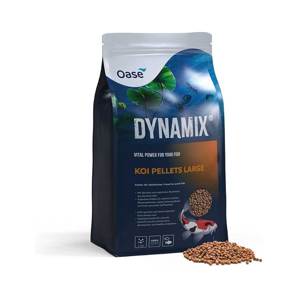 OASE DYNAMIX Koi Pellets Large 4L floating food for koi over 20cm