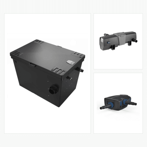 Oase BioTec ScreenMatic2 145000 complete filter kit with Bitron Eco UVC and AquaMax Eco Premium 21000 pump