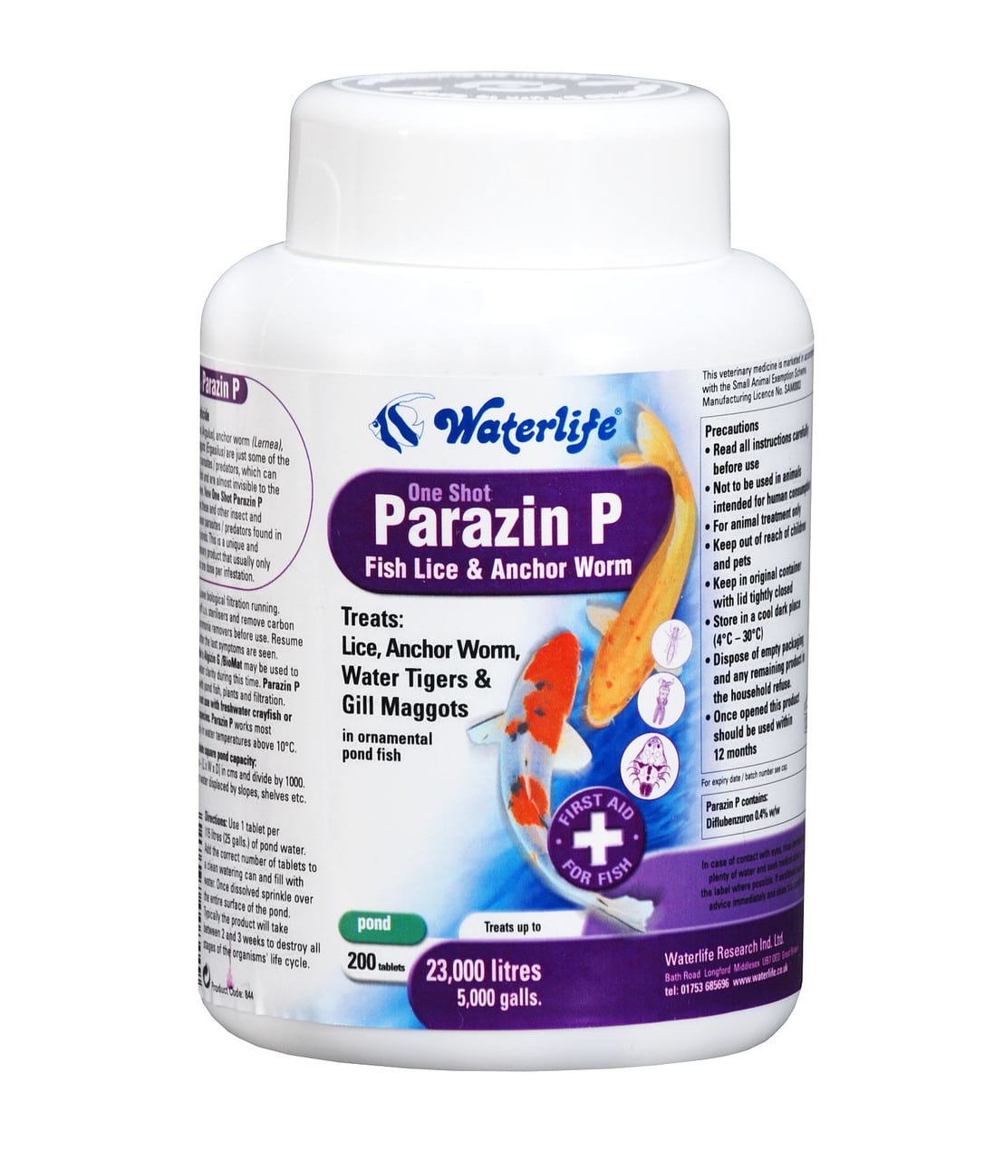 Waterlife Parazin P fish lice and anchor worm treatment