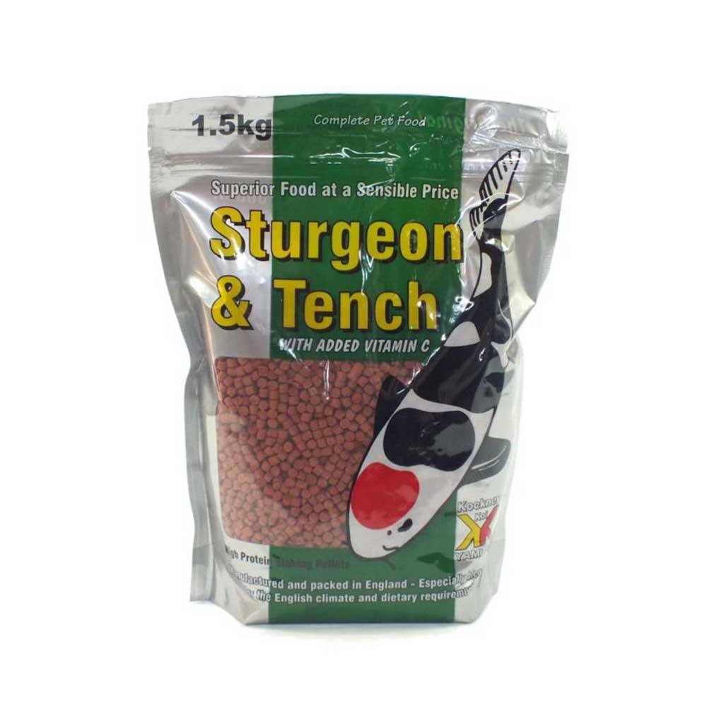 Yamitsu Sturgeon & Tench 3mm and 6mm sinking fish pellets