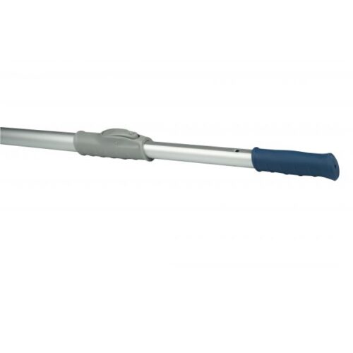 Close-up of the 6–12 ft extendable aluminium click-fit net handle