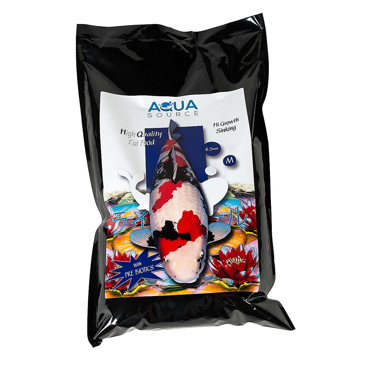 Aqua Source Hi Growth Sinking Koi Food for rapid growth healthy development and natural feeding behaviour