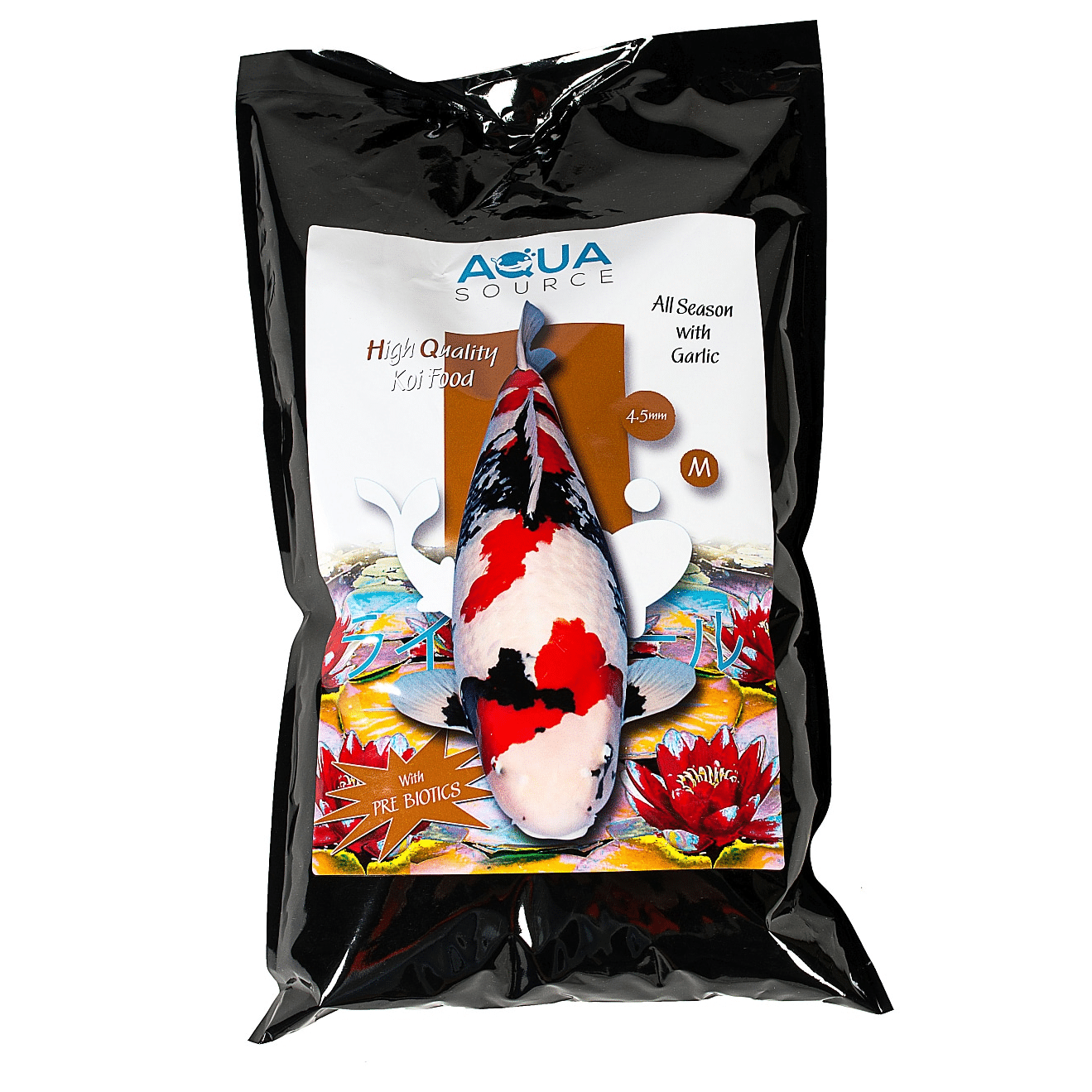 Aqua Source Multi Season Garlic Koi Food for year-round health digestion and vitality