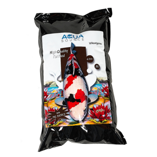 Aqua Source Wheatgerm Koi Food for winter feeding cold water digestion and year-round koi health