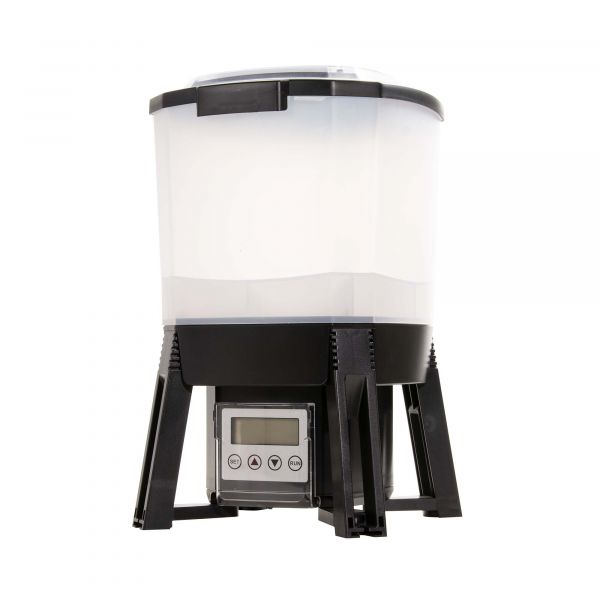 AquaForte 6 litre solar powered automatic pond fish feeder