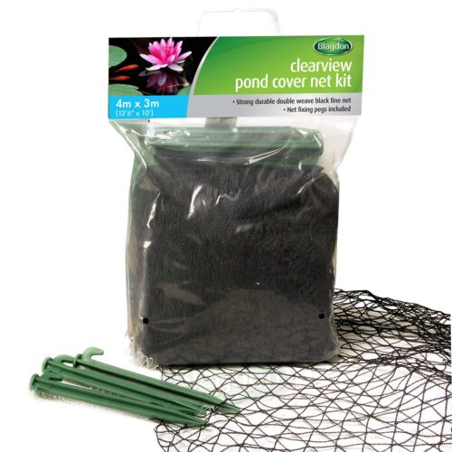 Blagdon Clearview 4 × 3m pond cover net with fixing pegs