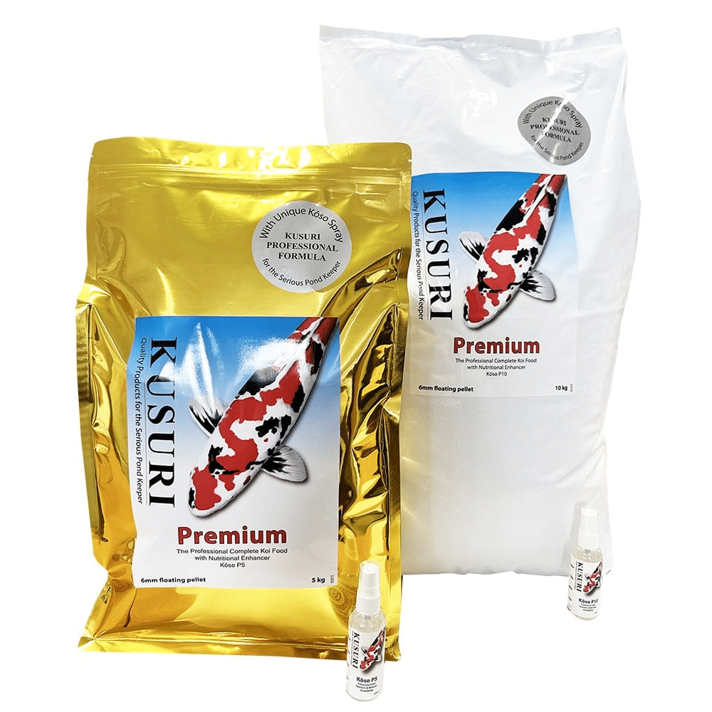 Kusuri Premium With Koso P premium koi food for growth colour and digestive health