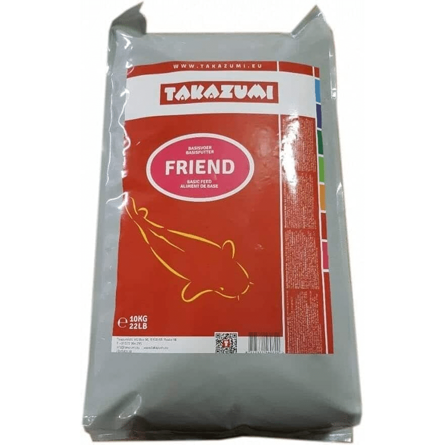 Takazumi Friend floating koi food pellets for healthy pond fish feeding