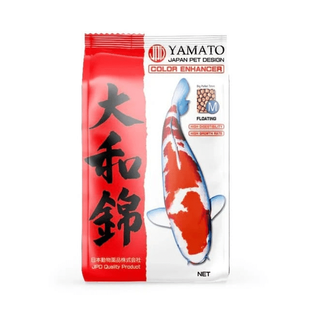 Yamato Nishiki premium floating koi food for growth and colour enhancement