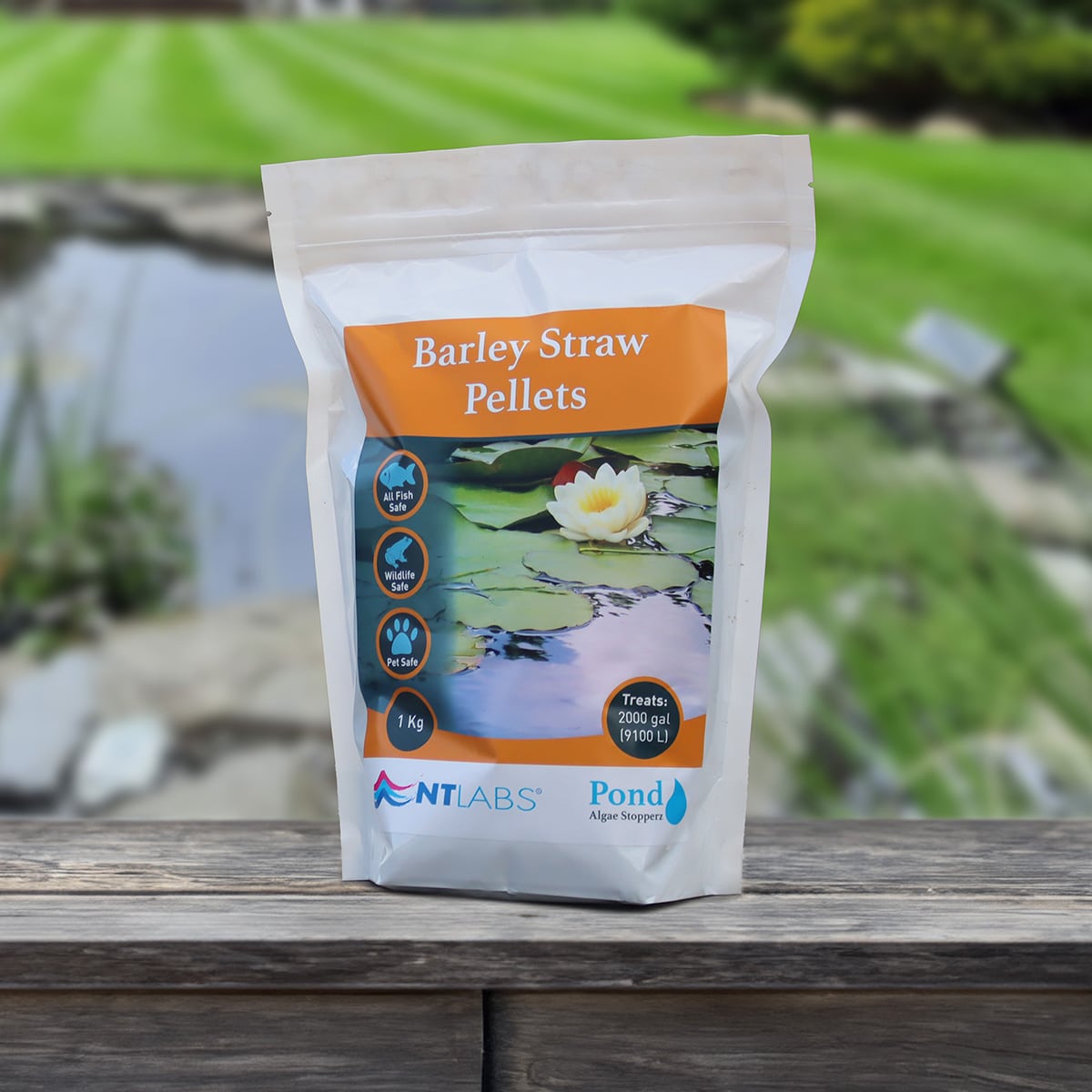 NT Labs Algae Stopperz barley straw pellets 1kg