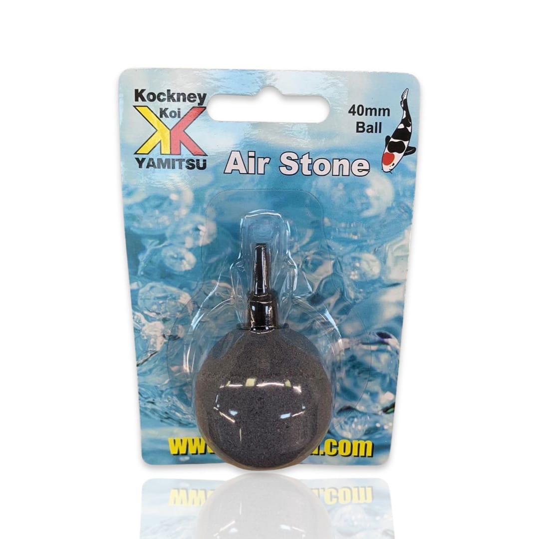 Hi-Flow 40mm Small Ball air stone, one stone shown from the ten-piece pack