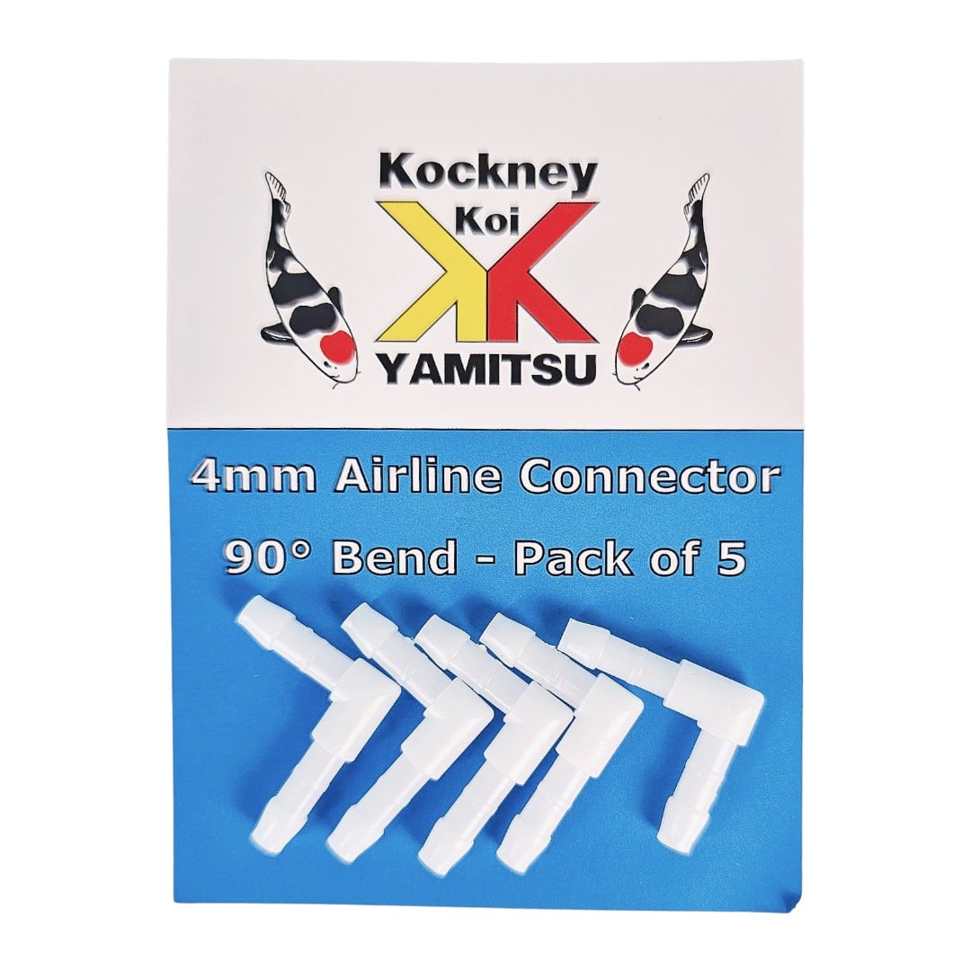 Kockney Koi 4mm airline 90-degree bend – pack of 5