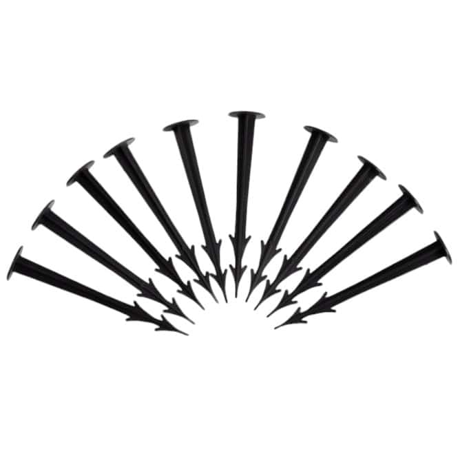 Black Kockney Koi replacement fixing pegs for pond cover netting