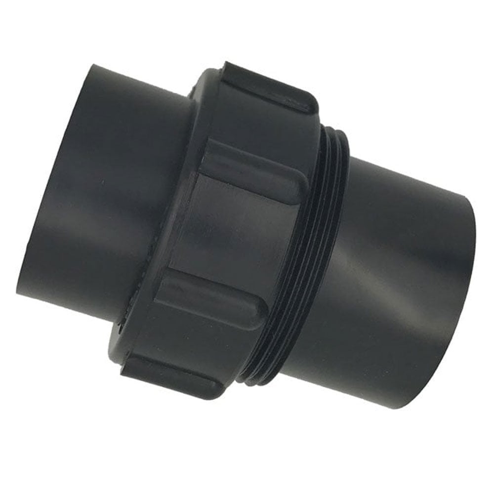 Black Kockney Koi solvent-weld demountable union