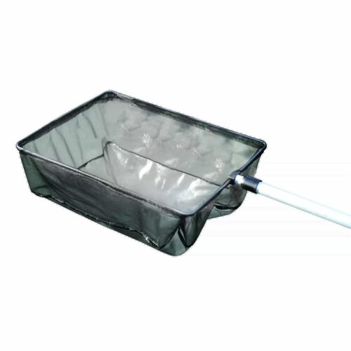 Oase rectangular fine-mesh algae net head, manufacturer photograph for Small and Large models