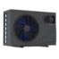 Thermotec Neo air source heat pump, angled view showing the fan and side heat exchanger