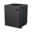 Thermotec Nova air source heat pump, angled view showing the top fan and side grilles