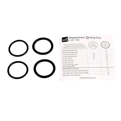 TMC 5284 replacement O-ring pack with four seals and model-selection card